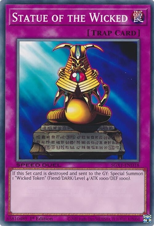 Image for Statue of the Wicked (SGX1-END18) - YuGiOh