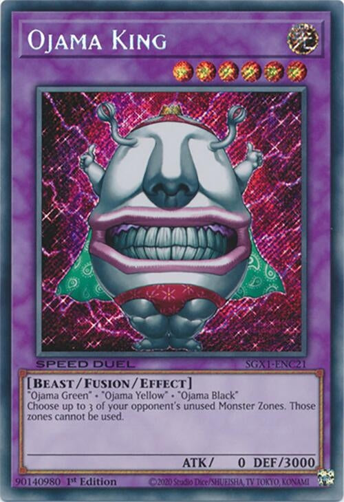 Image for Ojama King (Secret Rare) (SGX1-ENC21) - YuGiOh