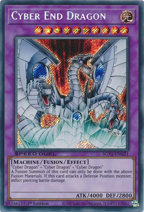 Image for Cyber End Dragon (Secret Rare) (SGX1-ENG21) - YuGiOh