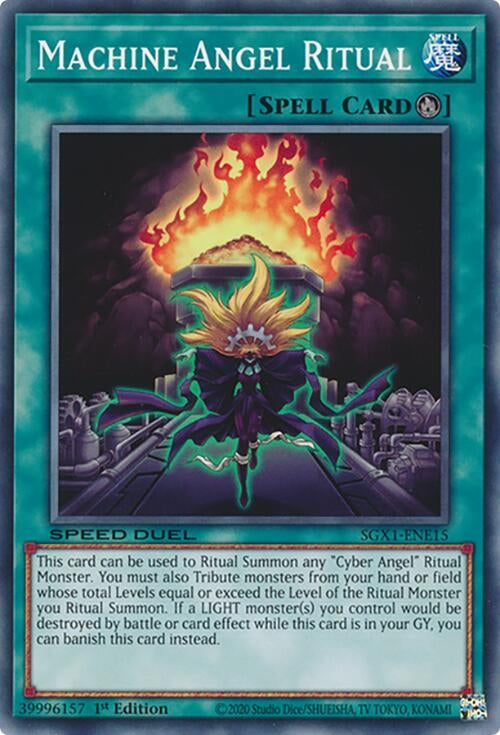 Image for Machine Angel Ritual (SGX1-ENE15) - YuGiOh