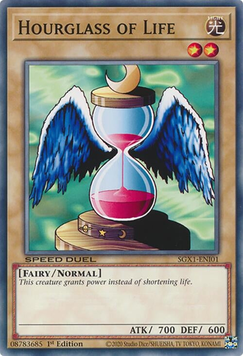 Image for Hourglass of Life (SGX1-ENI01) - YuGiOh