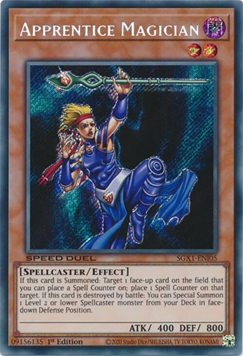 Image for Apprentice Magician (Secret Rare) (SGX1-ENI05) - YuGiOh