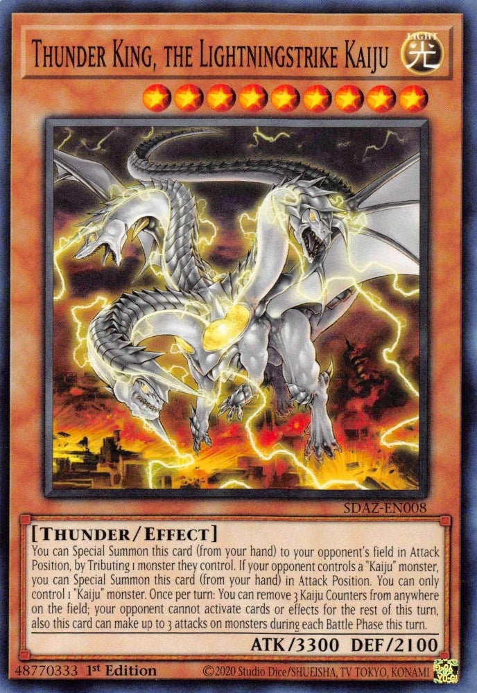 Image for Thunder King, the Lightningstrike Kaiju (SDAZ-EN008) (SDAZ) - YuGiOh