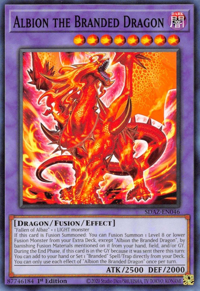Image for Albion the Branded Dragon (SDAZ-EN046) (SDAZ) - YuGiOh