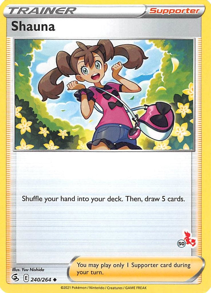 Image for Shauna - 240/264 (#50 Cinderace Stamped) (240/264) (BA22) - Pokemon