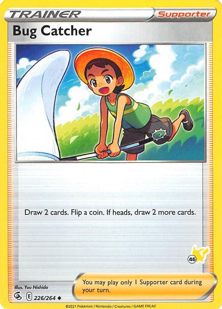 Image for Bug Catcher - 226/264 (#46 Pikachu Stamped) (226/264) (BA22) - Pokemon