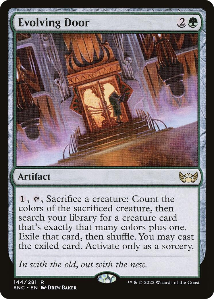 Image for Evolving Door (144) (Streets of New Capenna) - Magic: The Gathering