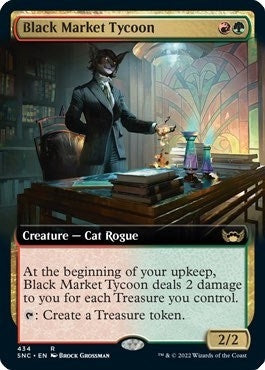 Image for Black Market Tycoon (Extended Art) (434) (Streets of New Capenna) - Magic: The Gathering