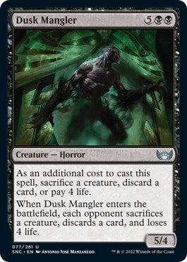 Image for Dusk Mangler (77) (Streets of New Capenna) - Magic: The Gathering