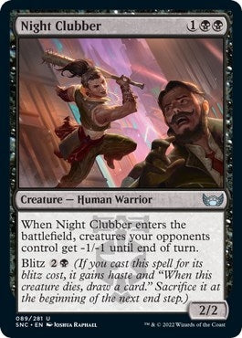 Image for Night Clubber (89) (Streets of New Capenna) - Magic: The Gathering