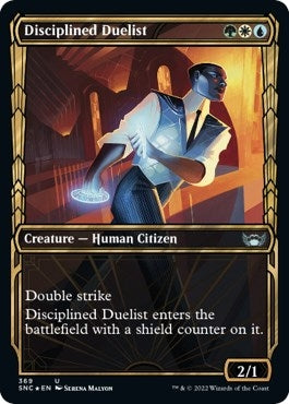 Image for Disciplined Duelist (Gilded Foil) (369) (Streets of New Capenna) - Magic: The Gathering