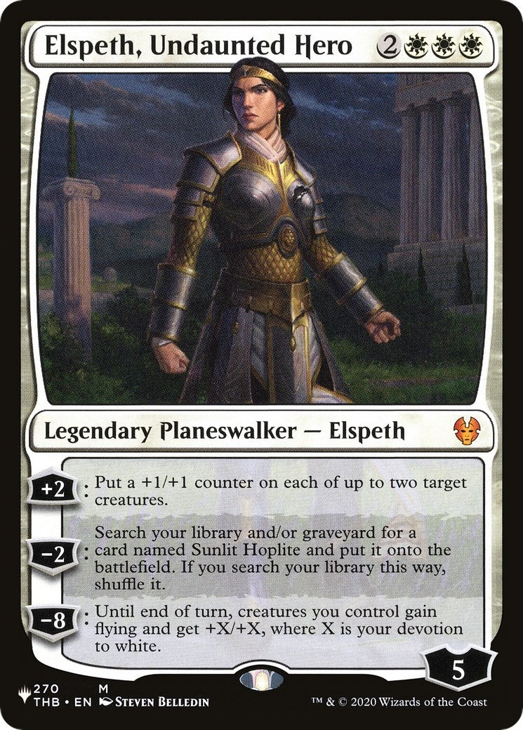 Image for Elspeth, Undaunted Hero (270/254) (The List Reprints) - Magic: The Gathering