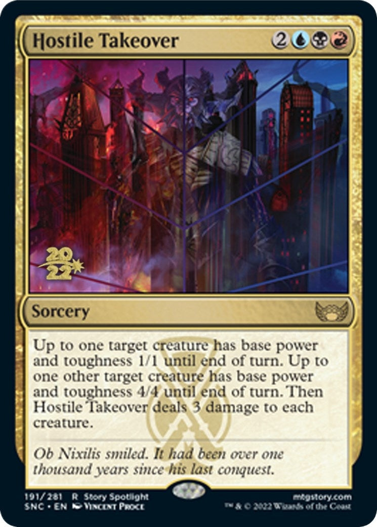 Image for Hostile Takeover (191) (Prerelease Cards) - Magic: The Gathering