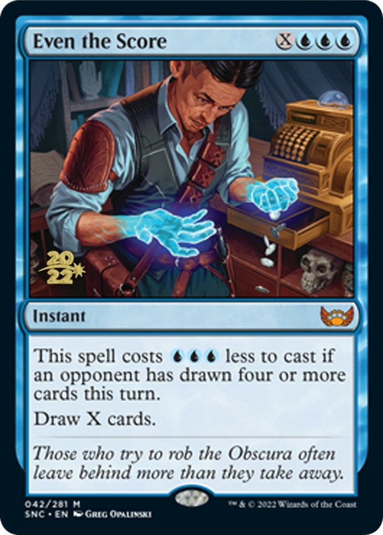Image for Even the Score (42) (Prerelease Cards) - Magic: The Gathering