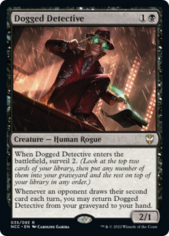 Image for Dogged Detective (35) (Streets of New Capenna) - Magic: The Gathering