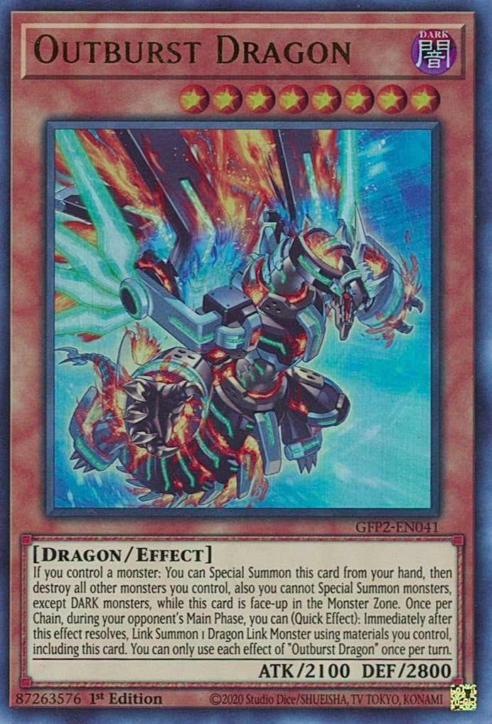 Image for Outburst Dragon (GFP2-EN041) (GFP2) - YuGiOh