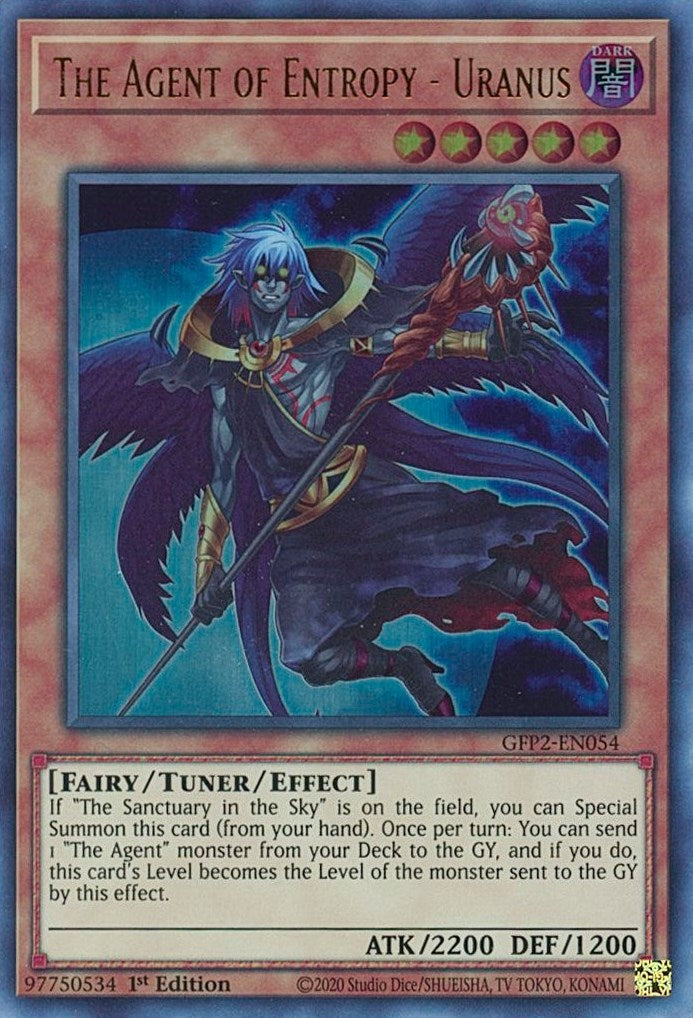 Image for The Agent of Entropy - Uranus (GFP2-EN054) (GFP2) - YuGiOh