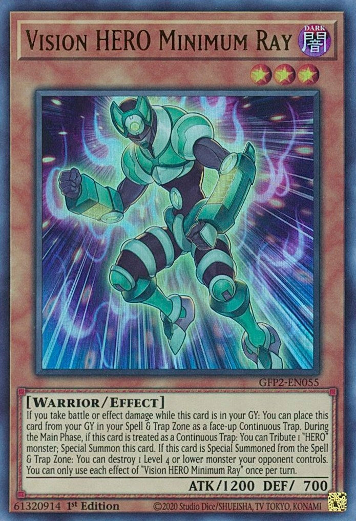Image for Vision HERO Minimum Ray (GFP2-EN055) (GFP2) - YuGiOh