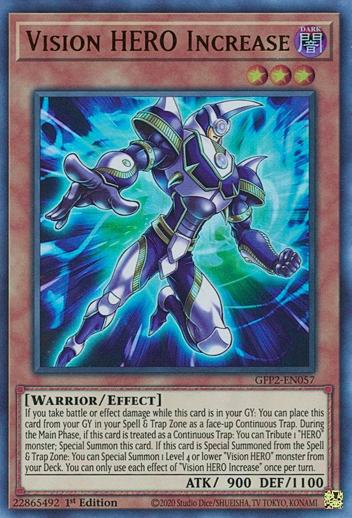 Image for Vision HERO Increase (GFP2-EN057) (GFP2) - YuGiOh