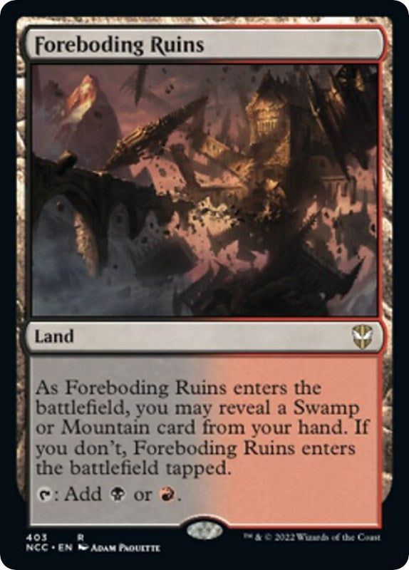 Image for Foreboding Ruins (403) (Streets of New Capenna) - Magic: The Gathering