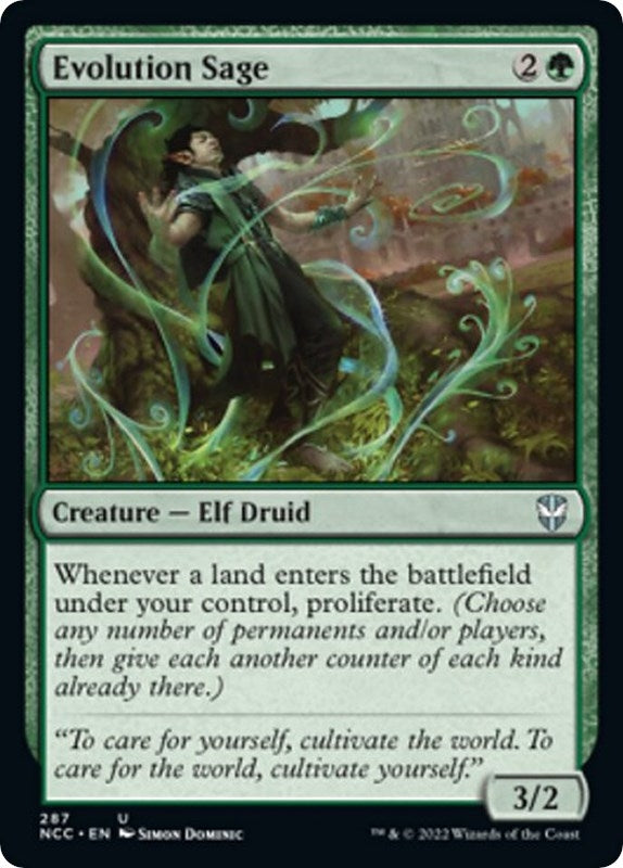 Image for Evolution Sage (287) (Streets of New Capenna) - Magic: The Gathering