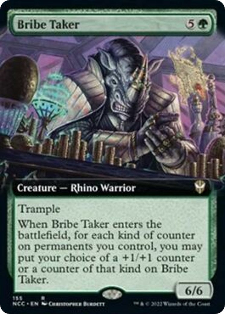Image for Bribe Taker (Extended Art) (155) (Streets of New Capenna) - Magic: The Gathering