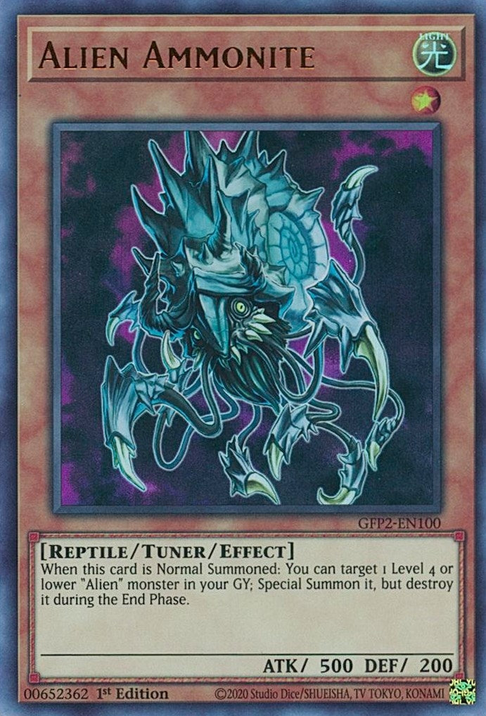 Image for Alien Ammonite (GFP2-EN100) (GFP2) - YuGiOh