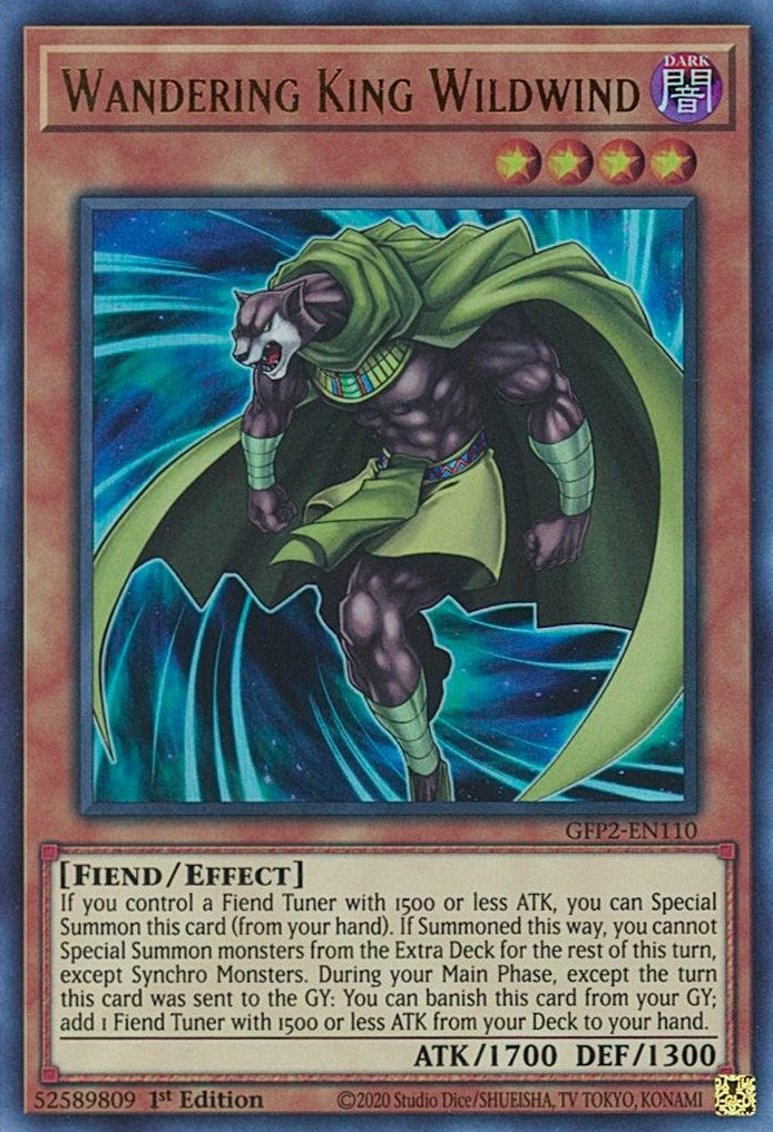 Image for Wandering King Wildwind (GFP2-EN110) (GFP2) - YuGiOh