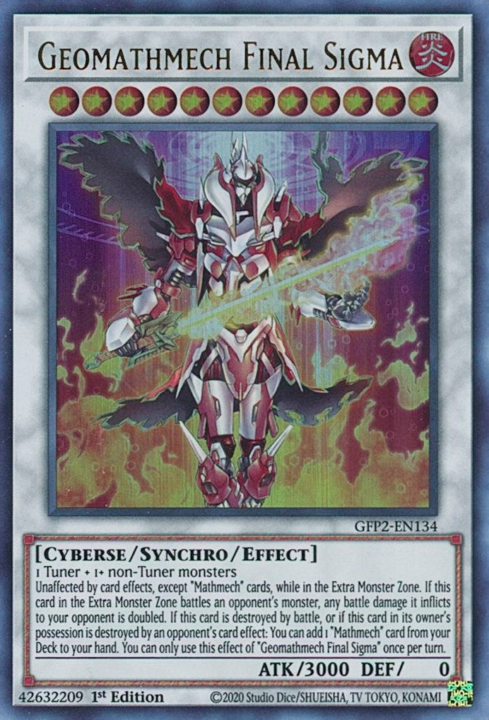 Image for Geomathmech Final Sigma (GFP2-EN134) (GFP2) - YuGiOh