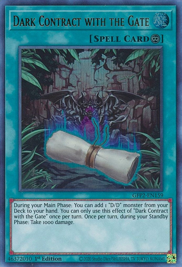 Image for Dark Contract with the Gate (GFP2-EN159) (GFP2) - YuGiOh