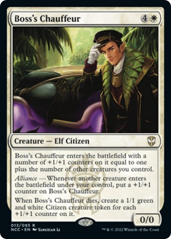 Image for Boss's Chauffeur (13) (Streets of New Capenna) - Magic: The Gathering