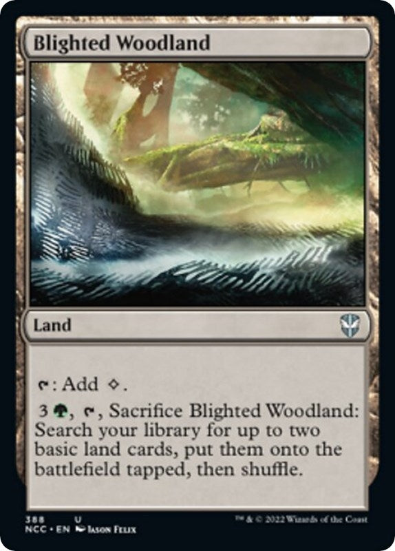 Image for Blighted Woodland (388) (Streets of New Capenna) - Magic: The Gathering