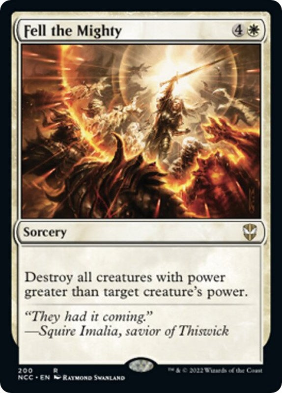 Image for Fell the Mighty (200) (Streets of New Capenna) - Magic: The Gathering