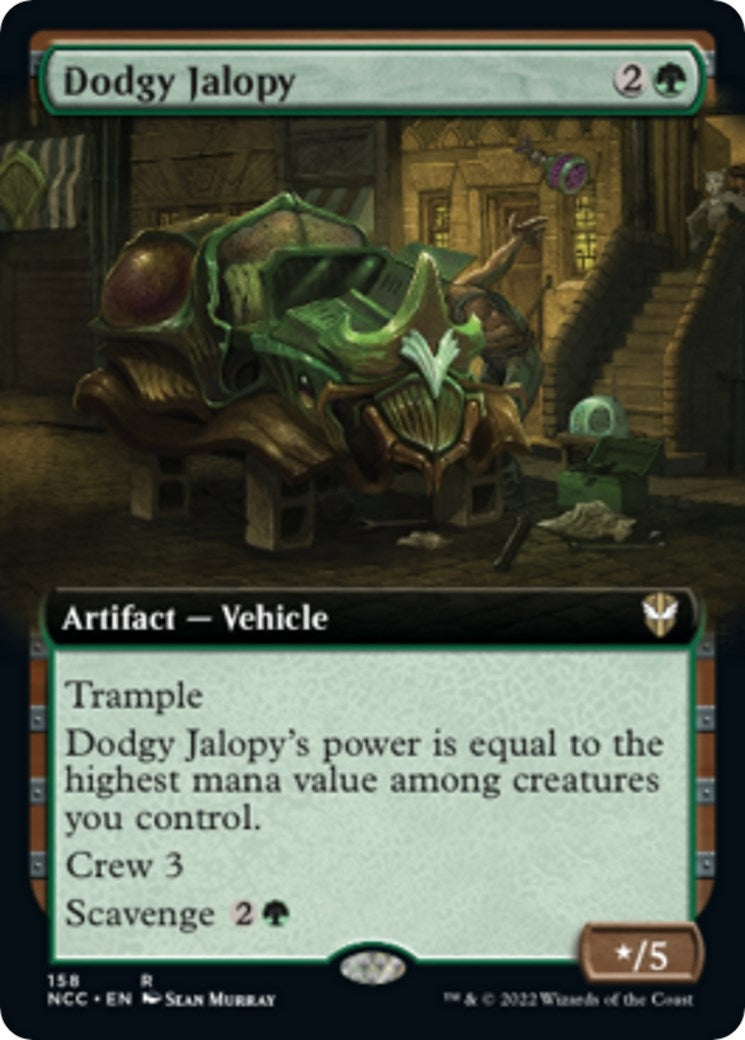 Image for Dodgy Jalopy (Extended Art) (158) (Streets of New Capenna) - Magic: The Gathering