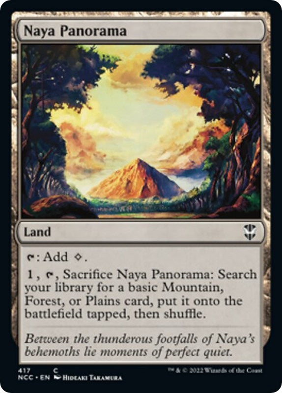 Image for Naya Panorama (417) (Streets of New Capenna) - Magic: The Gathering