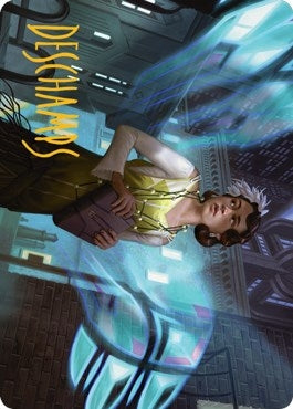 Image for Giada, Font of Hope Art Card (4/81) (Gold-Stamped Signature) (4) (Streets of New Capenna) - Magic: The Gathering