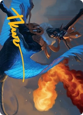 Image for Disdainful Stroke Art Card (Gold-Stamped Signature) (11) (Streets of New Capenna) - Magic: The Gathering