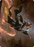 Image for Fleetfoot Dancer Art Card (Gold-Stamped Signature) (26) (Streets of New Capenna) - Magic: The Gathering
