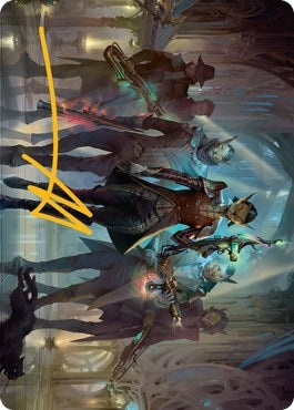 Image for Family's Favor Art Card (Gold-Stamped Signature) (61) (Streets of New Capenna) - Magic: The Gathering