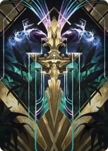 Image for Halo Fountain Art Card (66) (Streets of New Capenna) - Magic: The Gathering