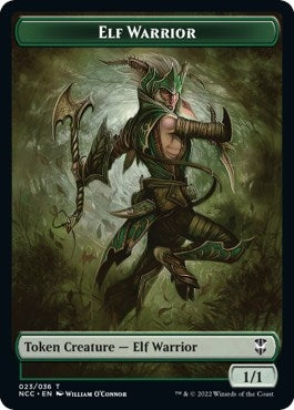 Image for Elf Warrior // Wurm Double-Sided Token (23 // 31) (Streets of New Capenna) - Magic: The Gathering