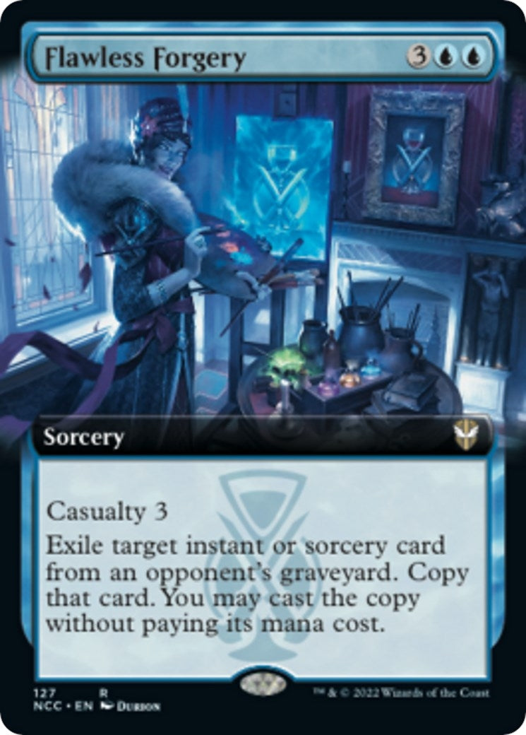 Image for Flawless Forgery (Extended Art) (127) (Streets of New Capenna) - Magic: The Gathering