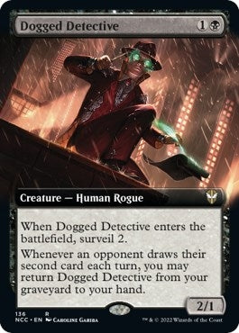 Image for Dogged Detective (Extended Art) (136) (Streets of New Capenna) - Magic: The Gathering