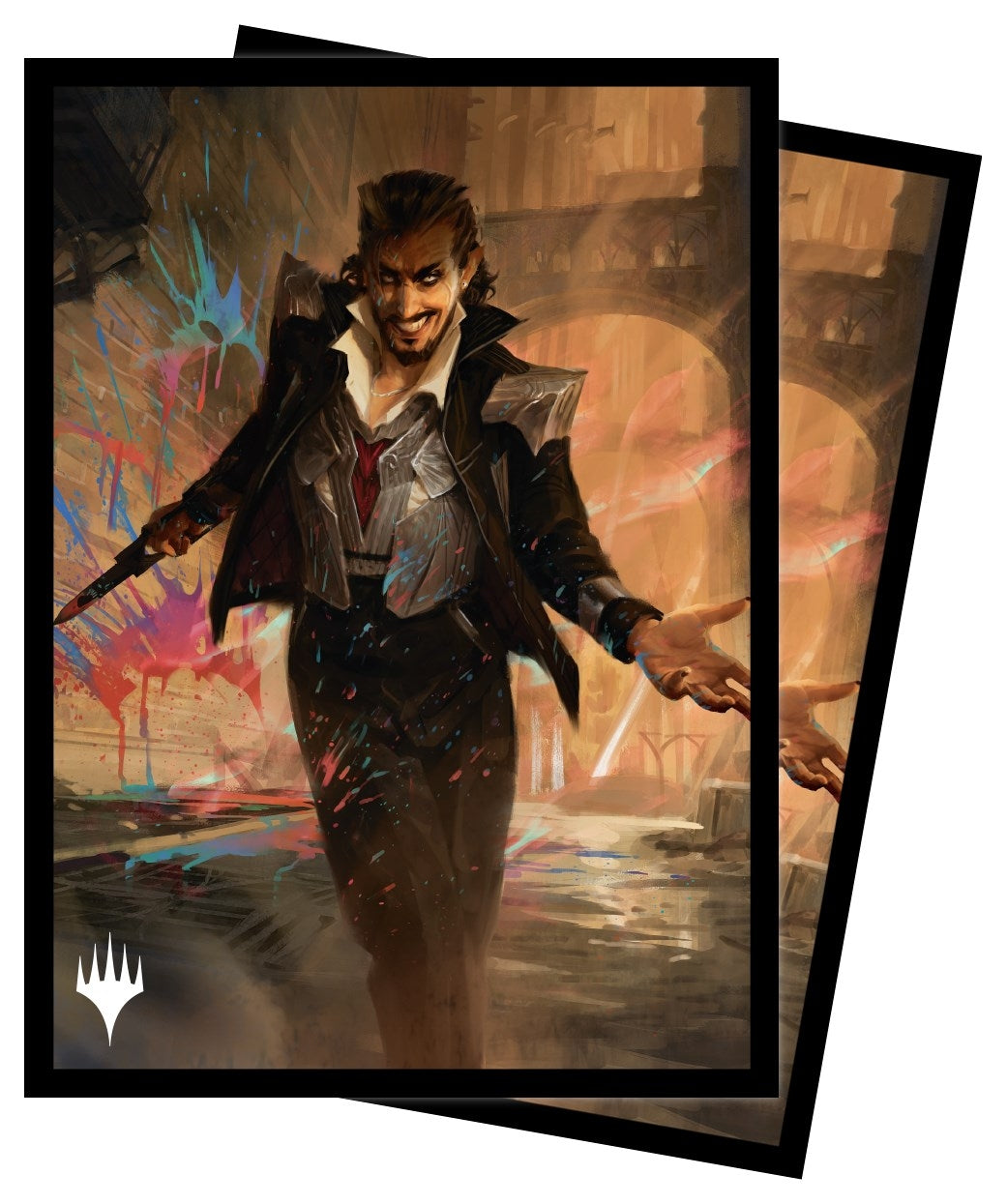 Image for Commander: Streets of New Capenna Anhelo, the Painter (B) Standard Deck Protector sleeves for Magic (100-Pack) - Card Sleeves