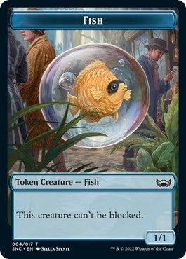 Image for Fish // Citizen Double-Sided Token (4 // 12) (Streets of New Capenna) - Magic: The Gathering
