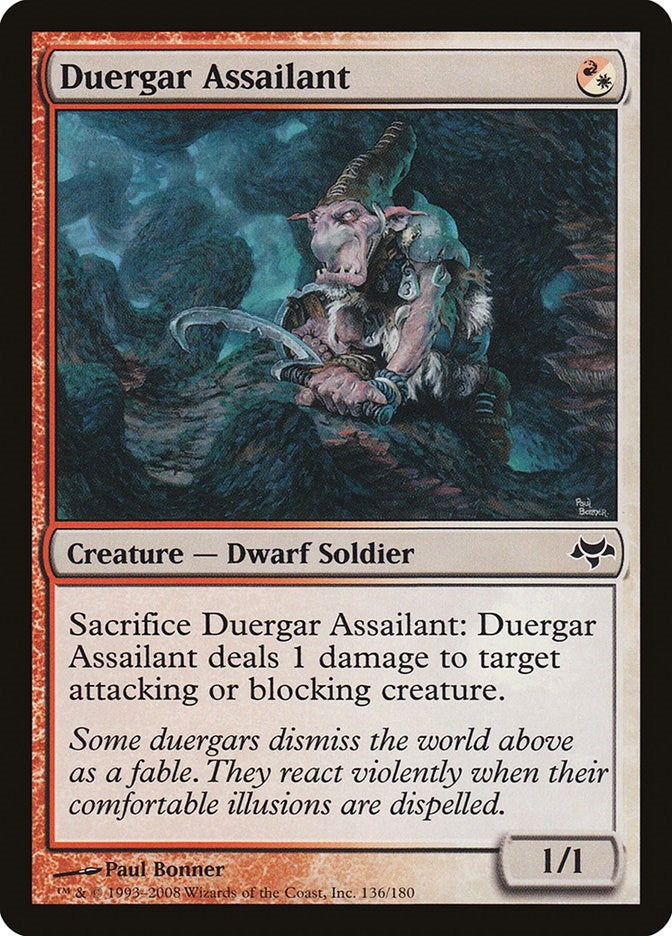 Image for Duergar Assailant (136) (Eventide) - Magic: The Gathering