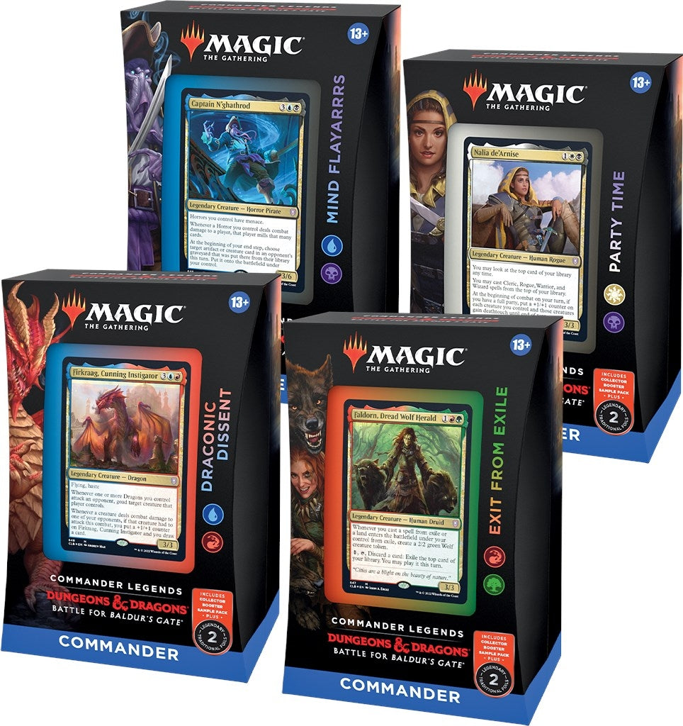 Image for Commander Legends: Battle for Baldur's Gate - Commander Deck Display - Magic: The Gathering