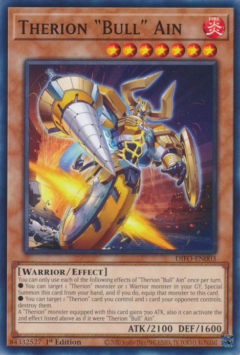 Image for Therion "Bull" Ain (DIFO-EN003) (DIFO) - YuGiOh