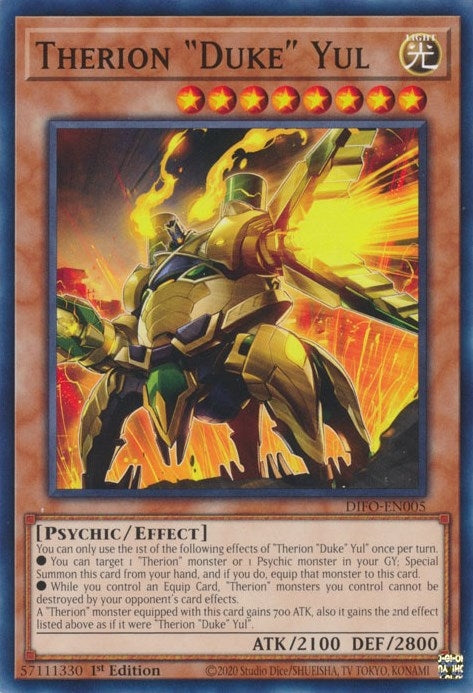 Image for Therion "Duke" Yul (DIFO-EN005) (DIFO) - YuGiOh
