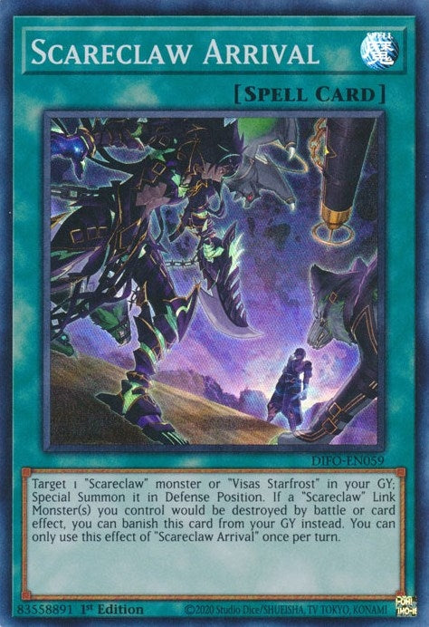 Image for Scareclaw Arrival (DIFO-EN059) (DIFO) - YuGiOh
